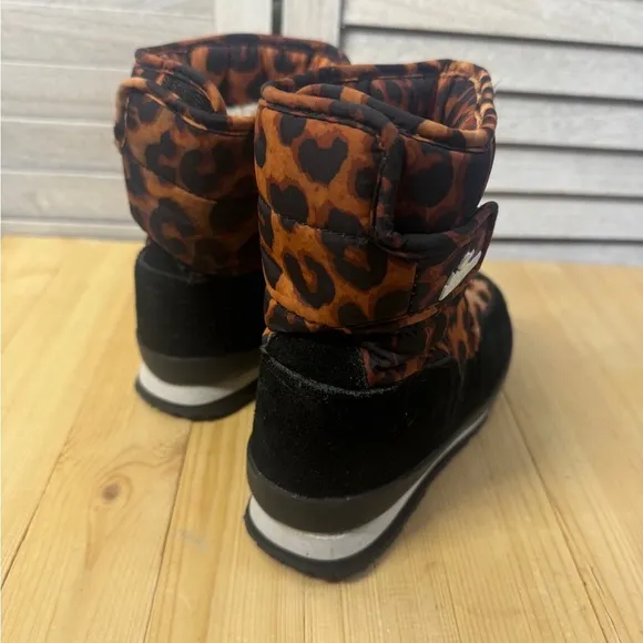 Rubber Duck Leopard Print Boots. Size 12.5. Great Condition. Snow Boot.
