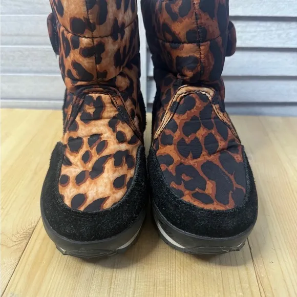 Rubber Duck Leopard Print Boots. Size 12.5. Great Condition. Snow Boot.