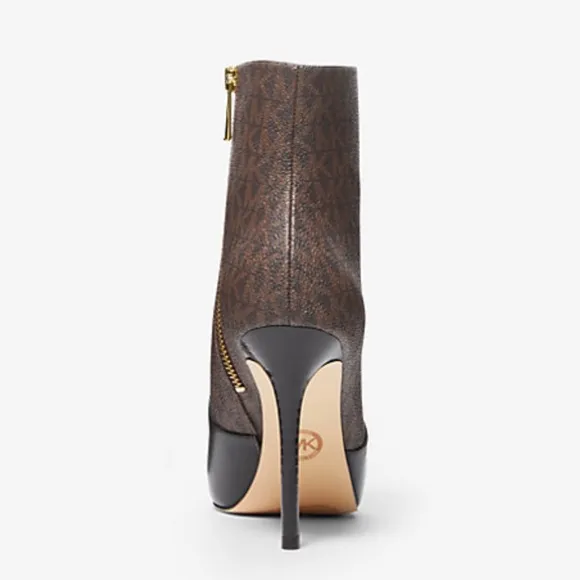 Rue Logo and Leather Boot