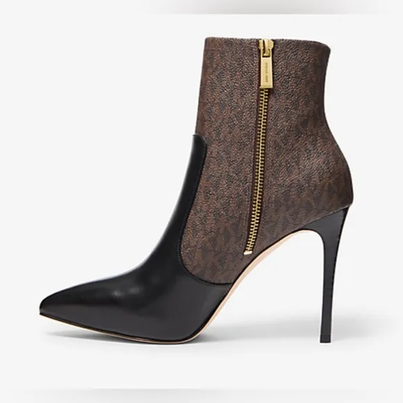 Rue Logo and Leather Boot