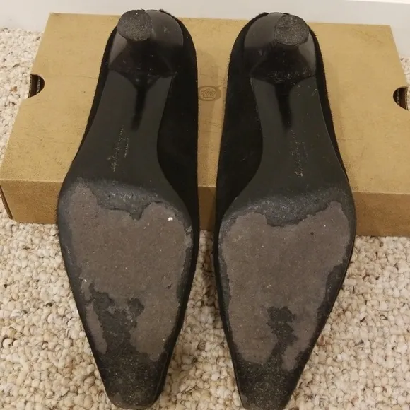 SALVATORE FERRAGAMO Black Size 8 Heels