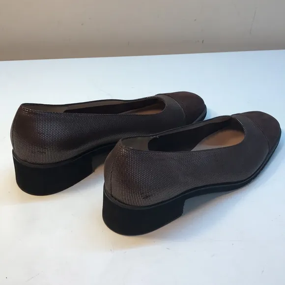 Salvatore Ferragamo Brown Leather Shoes Size 10