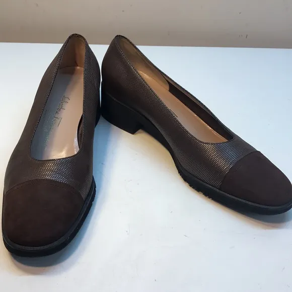 Salvatore Ferragamo Brown Leather Shoes Size 10