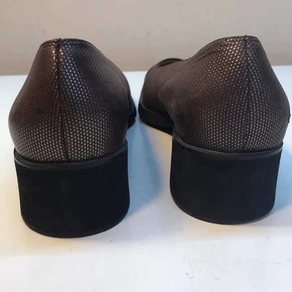Salvatore Ferragamo Brown Leather Shoes Size 10