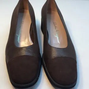 Salvatore Ferragamo Brown Leather Shoes Size 10