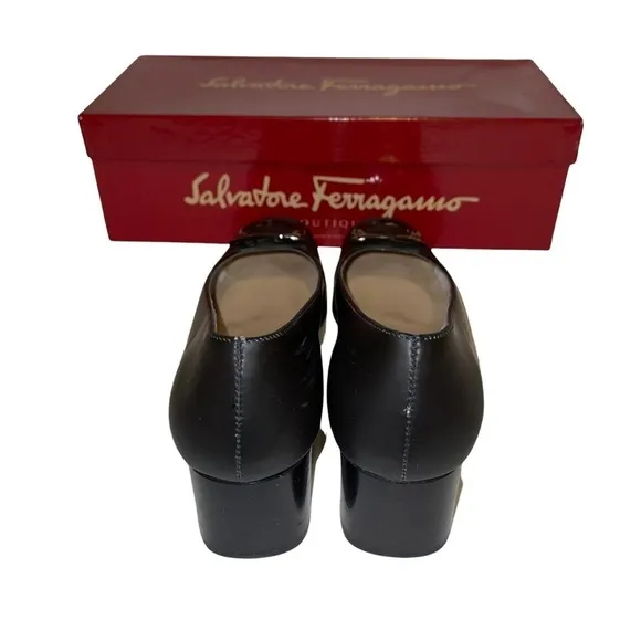 Salvatore Ferragamo Leather Woman Shoes Size 7.5