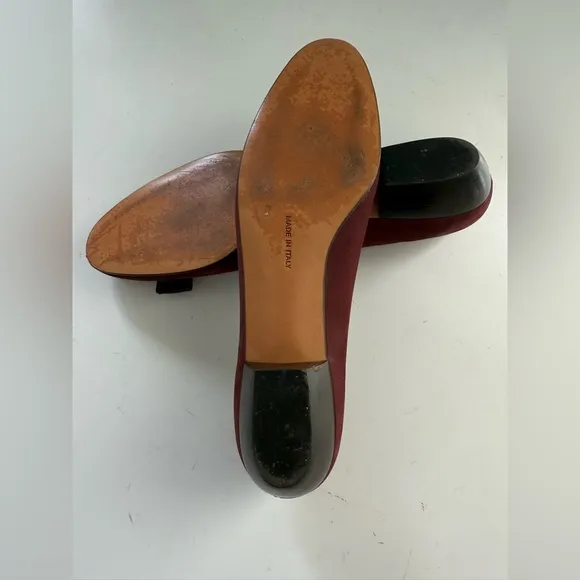 Salvatore Ferragamo Women's Burgundy Flats