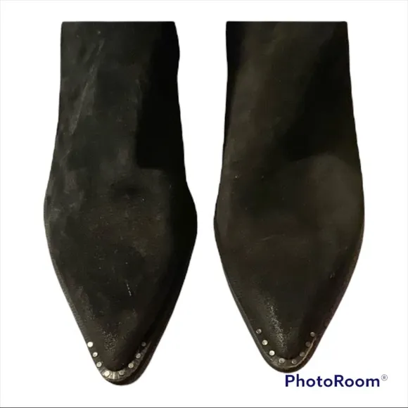 Sam Edelman black suede booties
