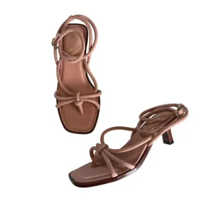 Sam Edelman Dia Canyon Clay Pink Strappy KittenHeel Sandals Size 7.5