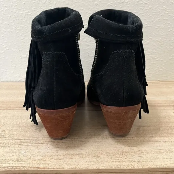 Sam Edelman Floral Embroidered Ankle Boots