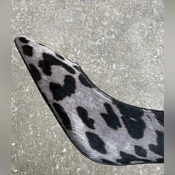 SAM EDELMAN High Heels Danna Dyed Cow Hair Animal Print Pumps Shoes Size 11