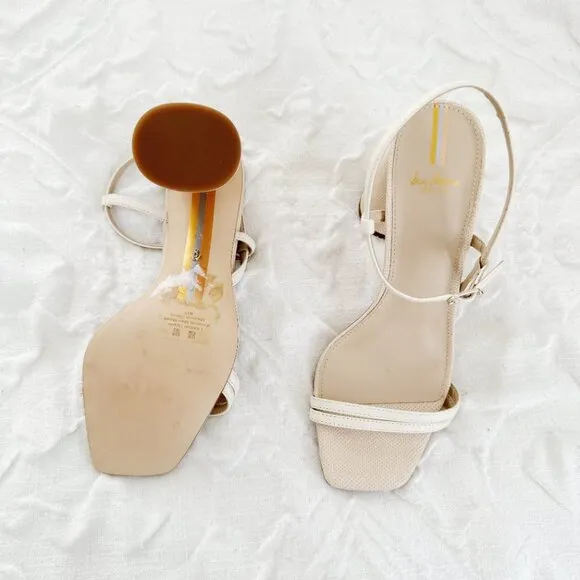 Sam Edelman Kit Beige Heels Size 8.5 New