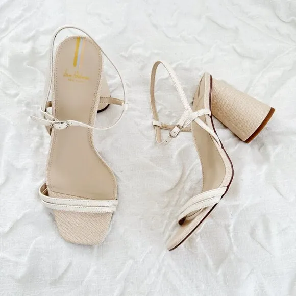 Sam Edelman Kit Beige Heels Size 8.5 New
