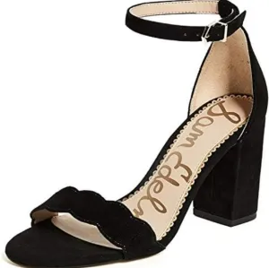Sam Edelman Womens Odila Suede Ankle Heels Sandals shoes sz 9M