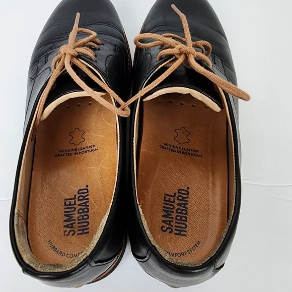 Samuel Hubbard Leather Oxford Lace-Up Shoes Men's 7.5