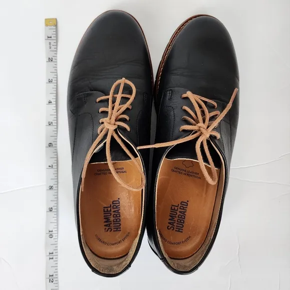 Samuel Hubbard Leather Oxford Lace-Up Shoes Men's 7.5