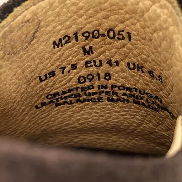 Samuel Hubbard Mens Size US 7.5 UK 6.5 Frequent Traveler Shoes Brown Suede M2190