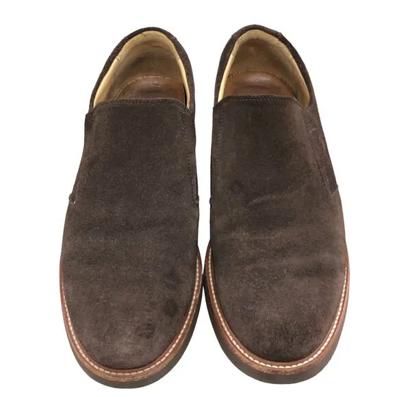 Samuel Hubbard Mens Size US 7.5 UK 6.5 Frequent Traveler Shoes Brown Suede M2190