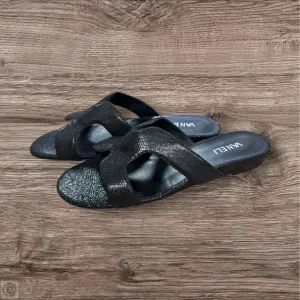 Sandals Flats By Vaneli In Black, Size: 9.5