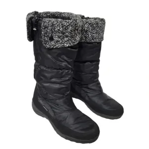 Santana Canada Andrea Aquaderm Black Winter Snow Boots Size 8