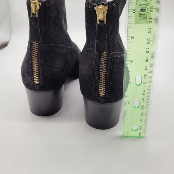 SAS Dylan Genuine Leather suede Ankle Boots booties womens Size 10 heeled