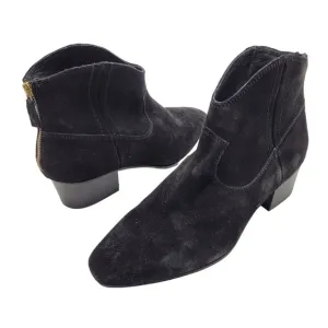 SAS Dylan Genuine Leather suede Ankle Boots booties womens Size 10 heeled