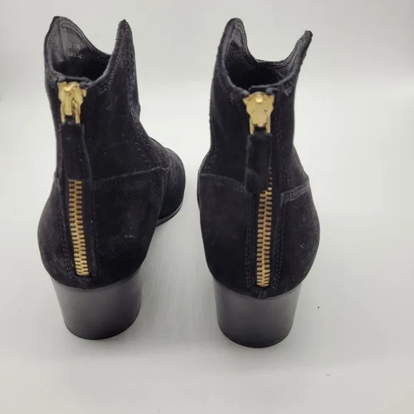 SAS Dylan Genuine Leather suede Ankle Boots booties womens Size 10 heeled