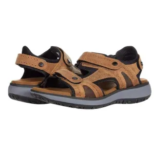 SAS Mens Maverick Sandals US 12.5 Wide EU 45.5 Brown Leather EUC