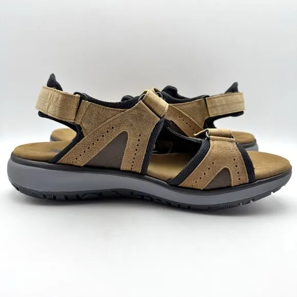 SAS Mens Maverick Sandals US 12.5 Wide EU 45.5 Brown Leather EUC