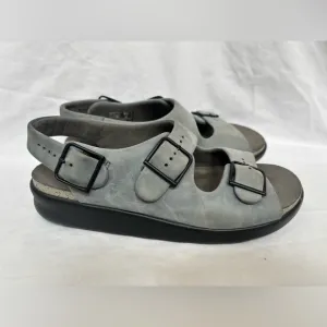 SAS Women Tripad Comfort Gray Sandals With Black Hardware Size 8.5
