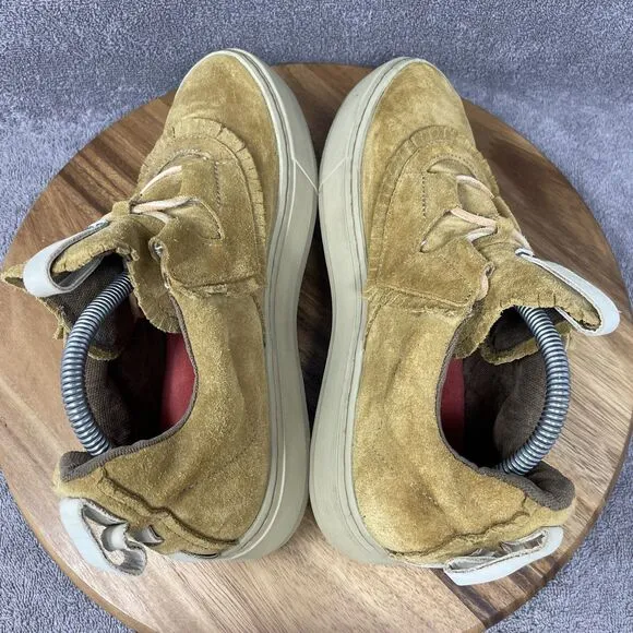SATORISAN Kiowa Chukka Pull Up Men's Size US 8 EU 41 Tan Suede Shoes Boots