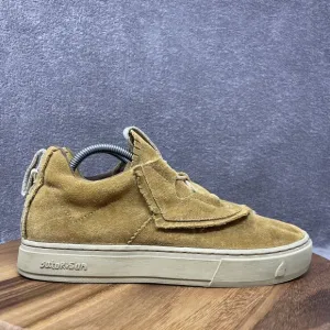 SATORISAN Kiowa Chukka Pull Up Men's Size US 8 EU 41 Tan Suede Shoes Boots