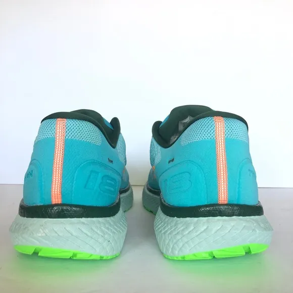 Saucony 1 Triumph 18 Neon Blue Green Men Shoes 14