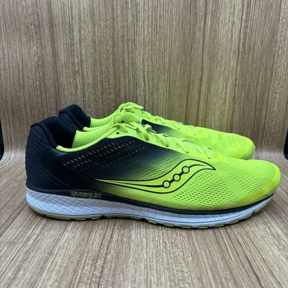 Saucony Breakthru 4 Men’s Running Shoes S20419-3 Yellow Black Size 15 Sneakers