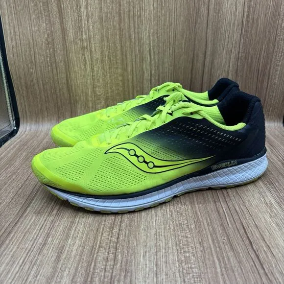 Saucony Breakthru 4 Men’s Running Shoes S20419-3 Yellow Black Size 15 Sneakers