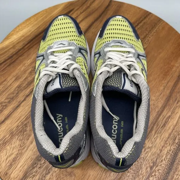 Saucony ProGrid Womens Size 10 Gray Yellow Running Shoes Sneakers 10010-1 Jazz