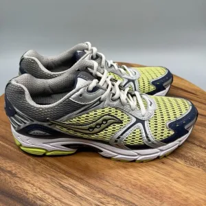 Saucony ProGrid Womens Size 10 Gray Yellow Running Shoes Sneakers 10010-1 Jazz