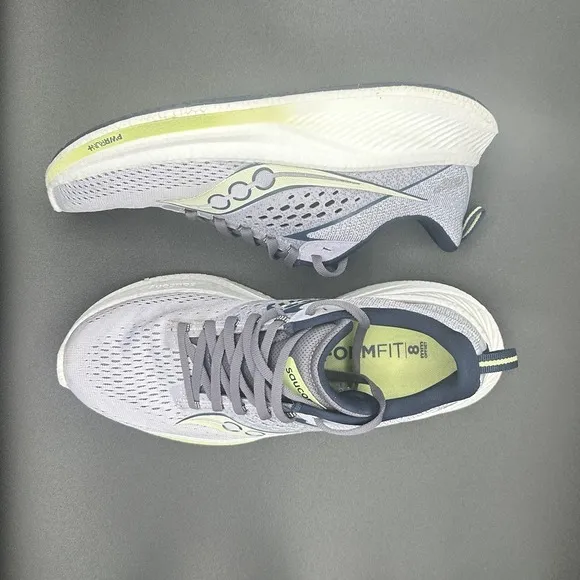 Saucony Ride 17 Shoes Womens 8 Iris Navy Road Race Running Trainer Support