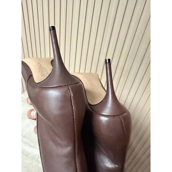 Schutz Mikki Mid Leather Bootie Women's Shoes Size 10