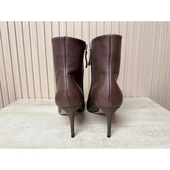 Schutz Mikki Mid Leather Bootie Women's Shoes Size 10