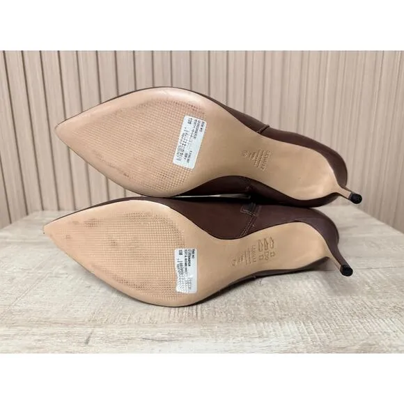 Schutz Mikki Mid Leather Bootie Women's Shoes Size 10
