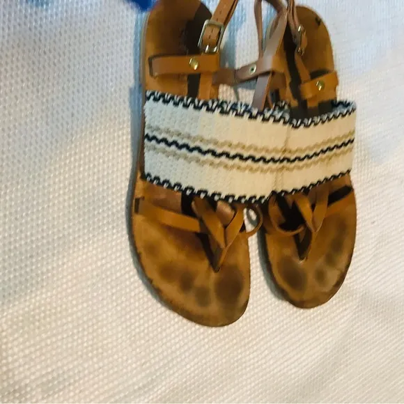 See by Chloe Tan and Black Strappy Sandals