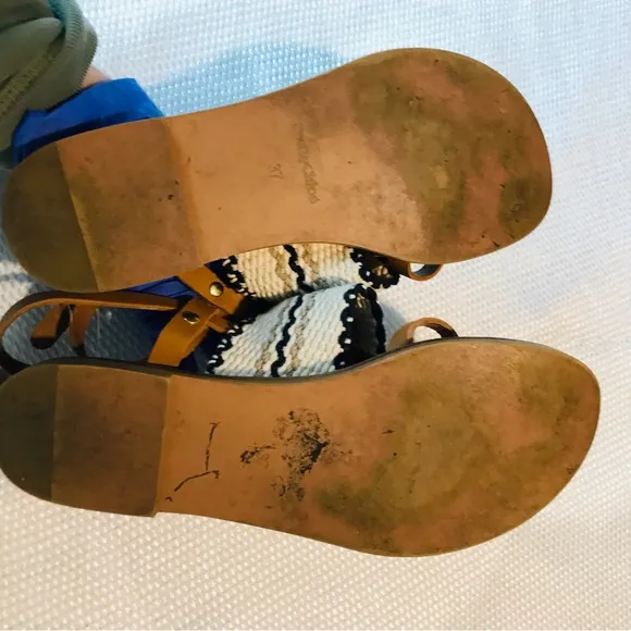 See by Chloe Tan and Black Strappy Sandals
