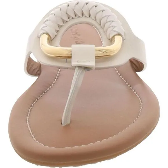 See by Chloe Womens White Slip On Padded Insole Casual Slide Sandals New