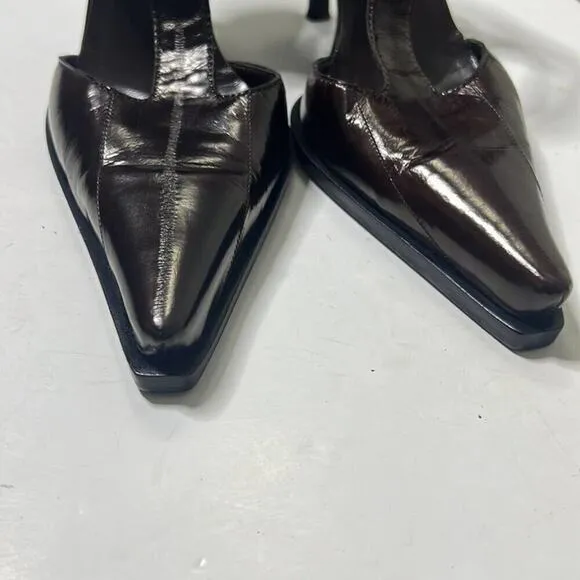 SERGIO‎ ROSSI LEATHER SHOES SIZE 8 1/2