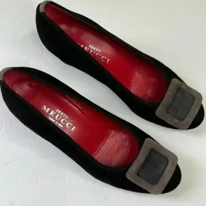 Sesto Meucci black and gray suede size 9m