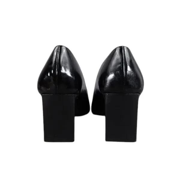 Sesto Meucci shoes Womens 7.5 Pump Heels Patent Leather Fashion Classic Modern