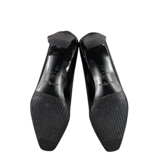 Sesto Meucci shoes Womens 7.5 Pump Heels Patent Leather Fashion Classic Modern