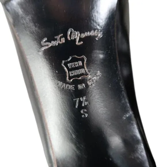 Sesto Meucci shoes Womens 7.5 Pump Heels Patent Leather Fashion Classic Modern