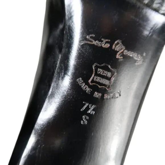 Sesto Meucci shoes Womens 7.5 Pump Heels Patent Leather Fashion Classic Modern